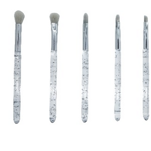 Silver Makeup brush set