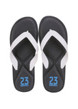 Men's Sports Style Flip Flops(BlackWhite XL46/47)