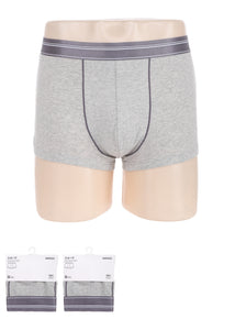 Men's Cotton Boxer Shorts(Grey 3XL)