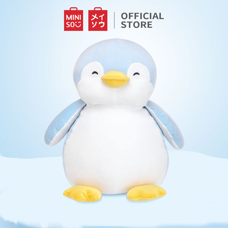 MINISO Penguin Plush Toy 28cm(Light Blue) - 28 cm - Penguin Plush