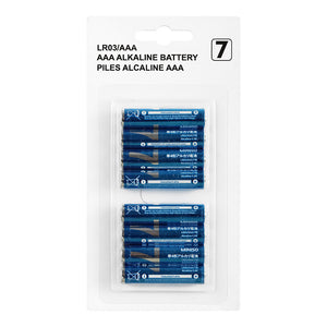 AAA Alkaline Battery 8 Pack(Blue)