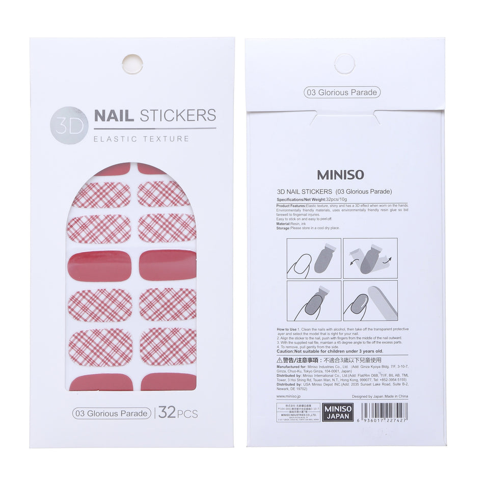3D Nail Stickers (03 Glorious Parade)