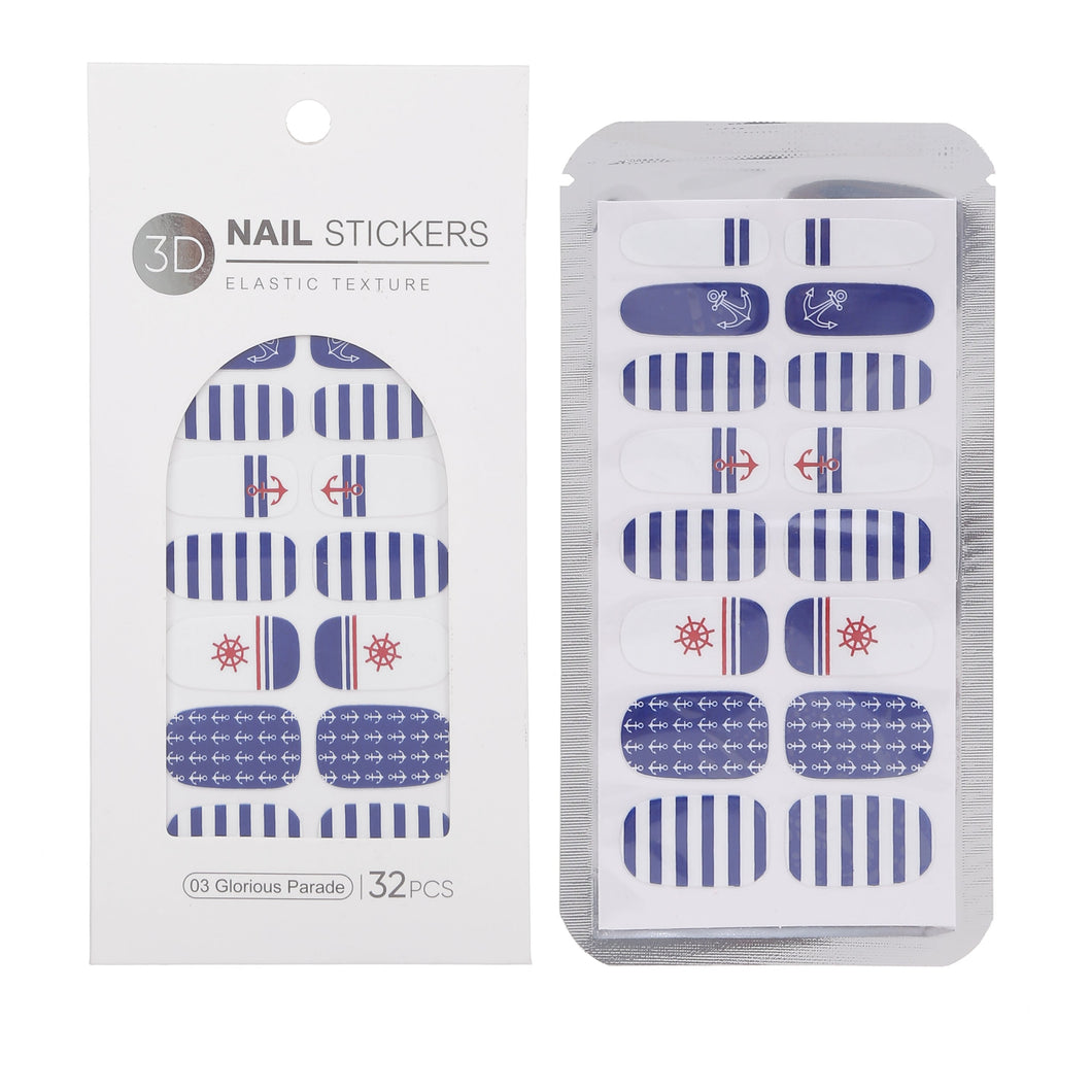 3D Nail Stickers (03 Glorious Parade)