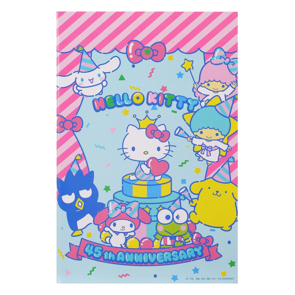 Hello Kitty 45 Anniversary Series A5 Stitch-bound Memo Book (3 pcs)