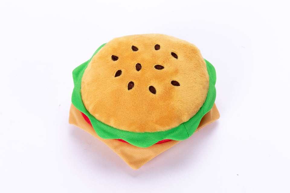 Food Plush Toy for Pet - Hamburger