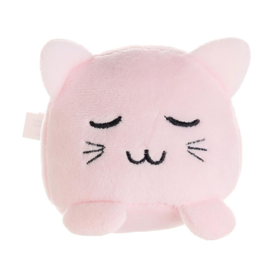 Pink Kitten Plush Toy with Sound