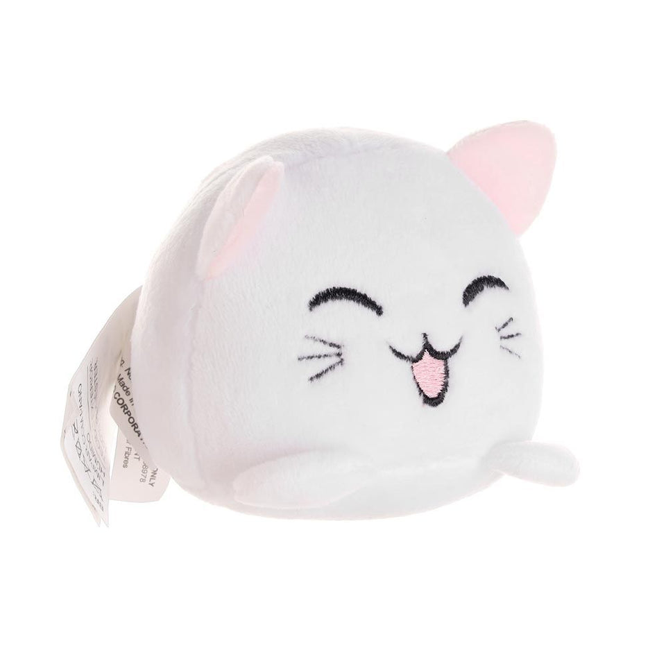 White Kitten Plush Toy with Sound
