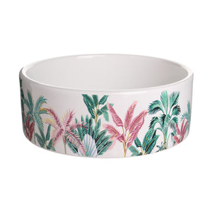 Rainforest Series Pet Ceramic Bowl, Small, Mix Patterns