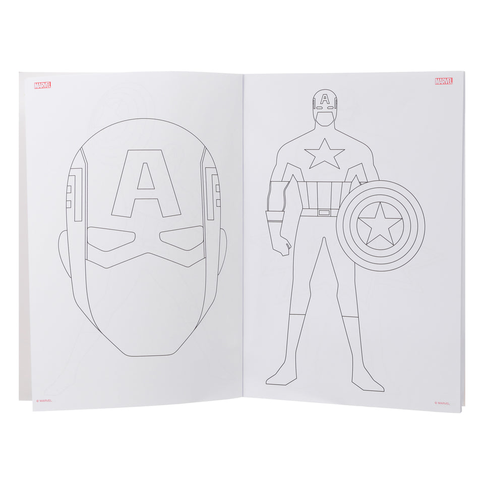 Marvel Collection - A4 Coloring Book