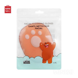 We Bare Bears Facial Cleansing Gloves(Grizzly)