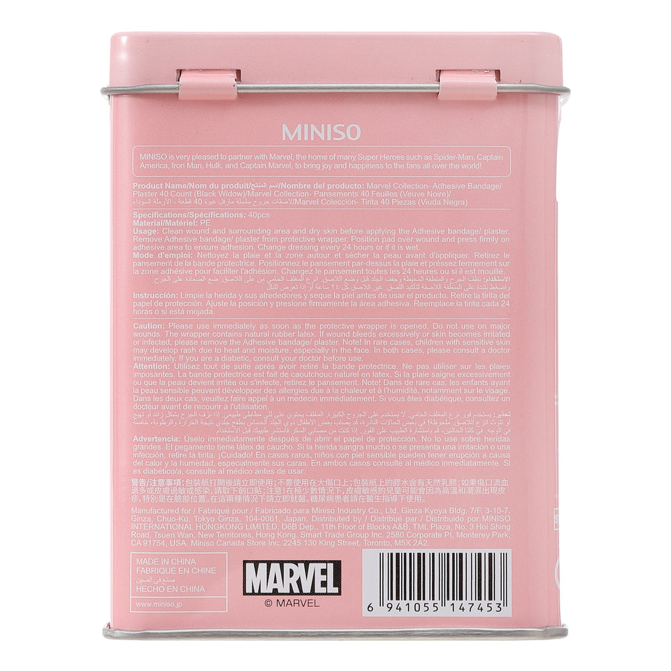 Marvel Adhesive Bandage 40 Count (Black Widow)