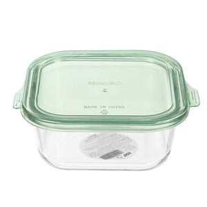 Glass Food Container Medium-520ml(Green)