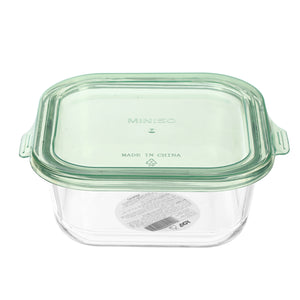 Glass Food Container Small-320ml(Green)