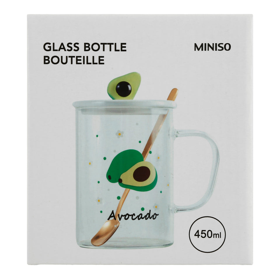 Glass Bottle450ml-Avocado