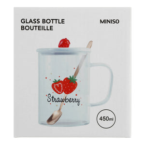 Glass Bottle450ml-Strawberry