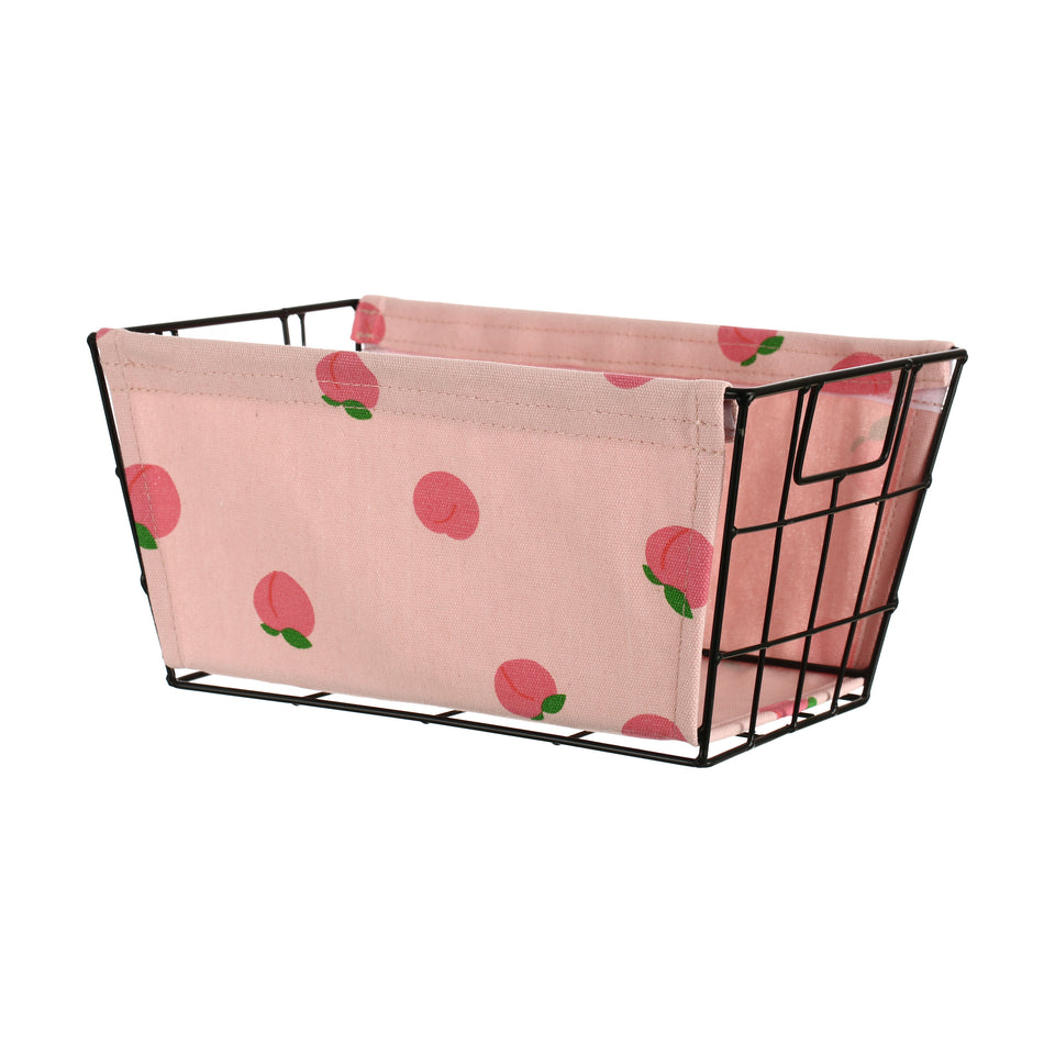 Iron Storage Basket (Medium)(Peach)