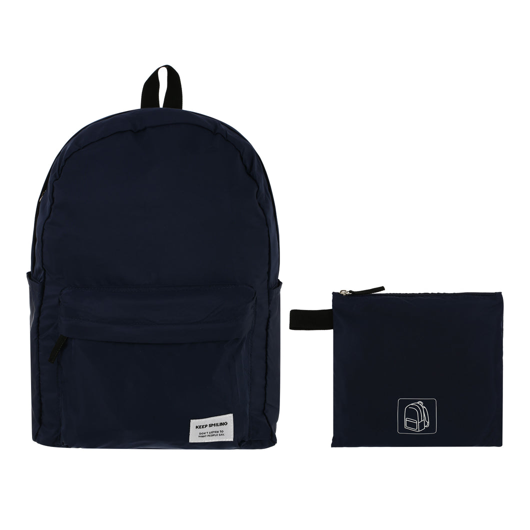 minigo Foldable Backpack(Navy Blue)