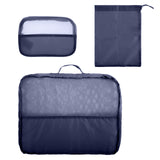 minigo Cloth Storage Bag 3 Pcs(Navy Blue)