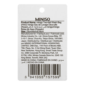 minigo Two-Fold Wash Bag(Pink)