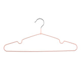 Miniso Simple Anti-slip Cloth Hanger 10 Counts (Pink)