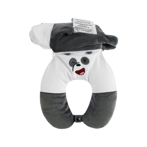We Bare Bears Adjustable  U-shaped Pillow (Panda)