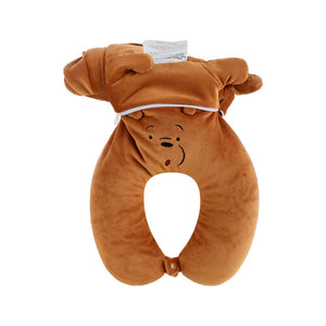 We Bare Bears Adjustable  U-shaped Pillow (Grizzly)