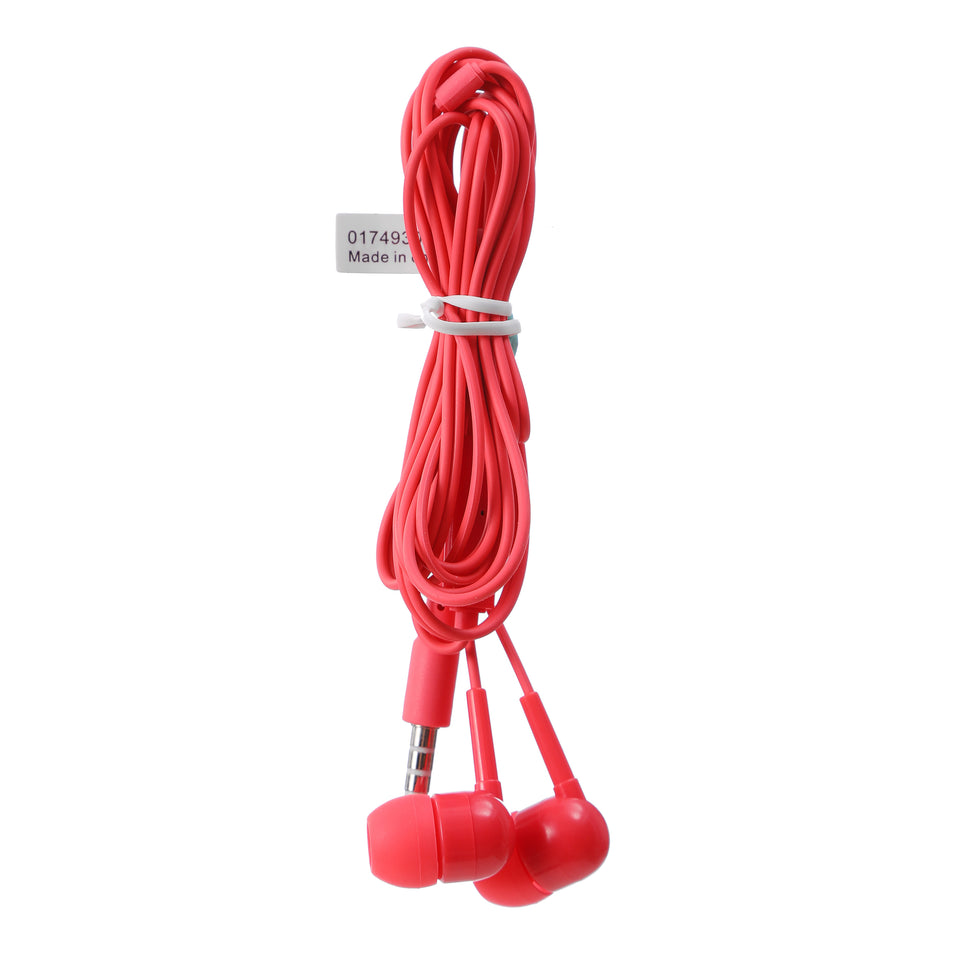 Colorful Music Earphone Model No.:HF236 Red