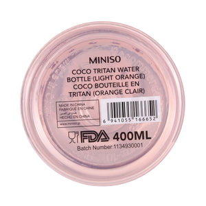 COCO tritan Water Bottle (Light Orange)