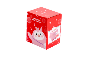 Penguin  Cup with Lid (PINK) 300ml
