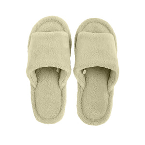 Women's Comfort Open Toe Slippers(Pale Green,37/38)