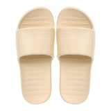 Women's Honeycomb Pattern Soft Sole Bathroom Slippers(Apricot,39-40)