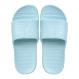 Women's Honeycomb Pattern Soft Sole Bathroom Slippers(Light Blue,39-40)