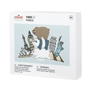 We Bare Bears 1000 Pieces Puzzle (Places of Interest)