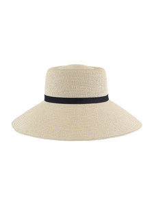 Happy Vacation Elegant Straw Hat For Women(Creamy White)