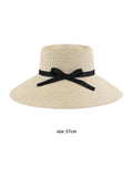 Happy Vacation Elegant Straw Hat For Women(Creamy White)