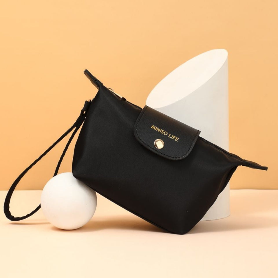 Black Minimalist Series Cosmetic Bag