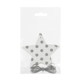 Paper Gift Tag (10 pcs, Star, Dia: 8.3cm)(3 Designs Assorted)