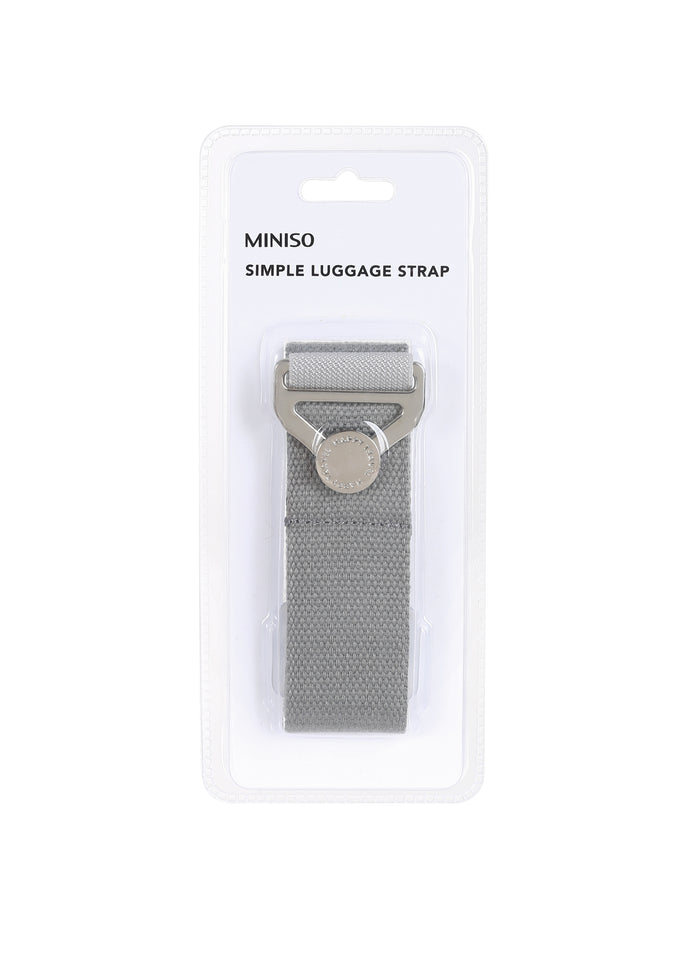 Simple Luggage Strap (Grey)
