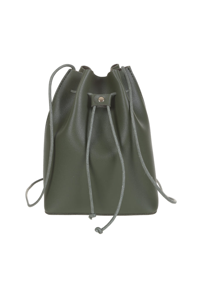 Simple Mini Bucket Bag (Green)