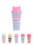 Colorful Tumbler with Straw 420ml
