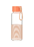 High Borosilicate Glass Water Bottle 350ml (Pink)