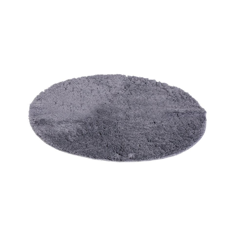 Solid Color Series- Large Round Floor Mat (Grey)