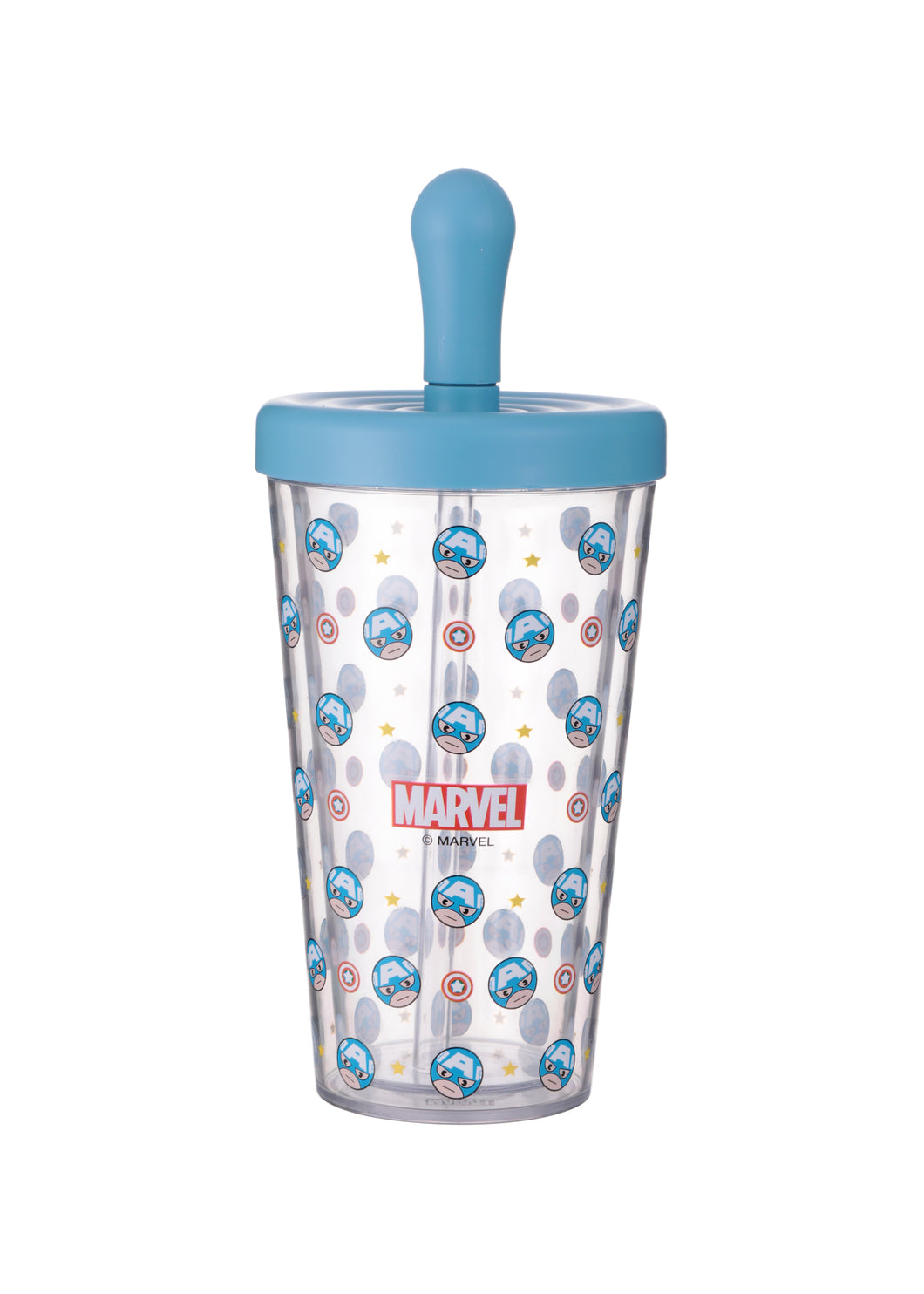 Plastic Water Bottle 420ml (Captain America)