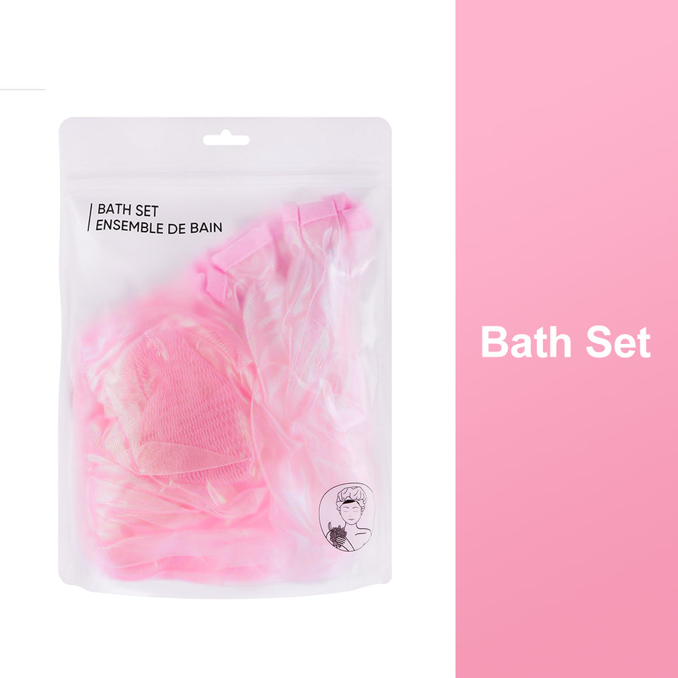 Bath Set,Pink