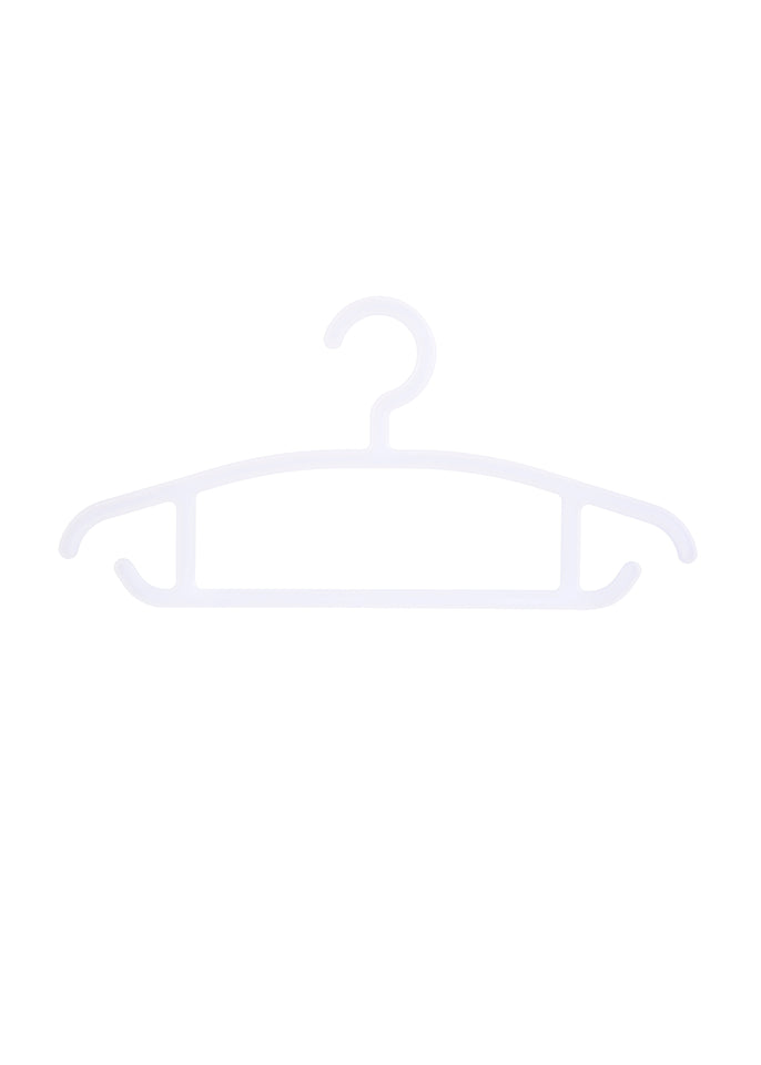 Simple Multipurpose Clothes Hanger 5 Pack (White)