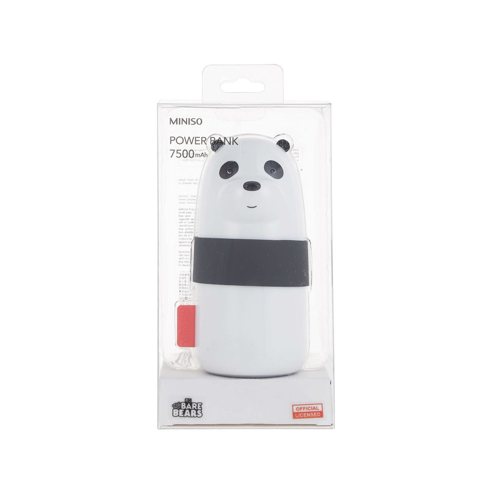 We Bare Bears-Panda Power Bank 6000mAh Model: MC-010 (White)