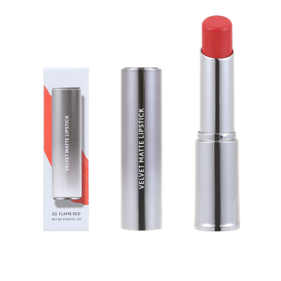 Miniso Velvet Matte Lipstick (02Flame red )