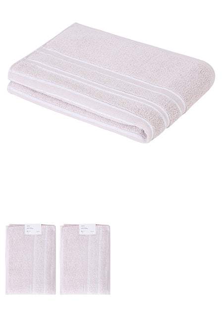 MINISO Super soft bath towel - Pink purple