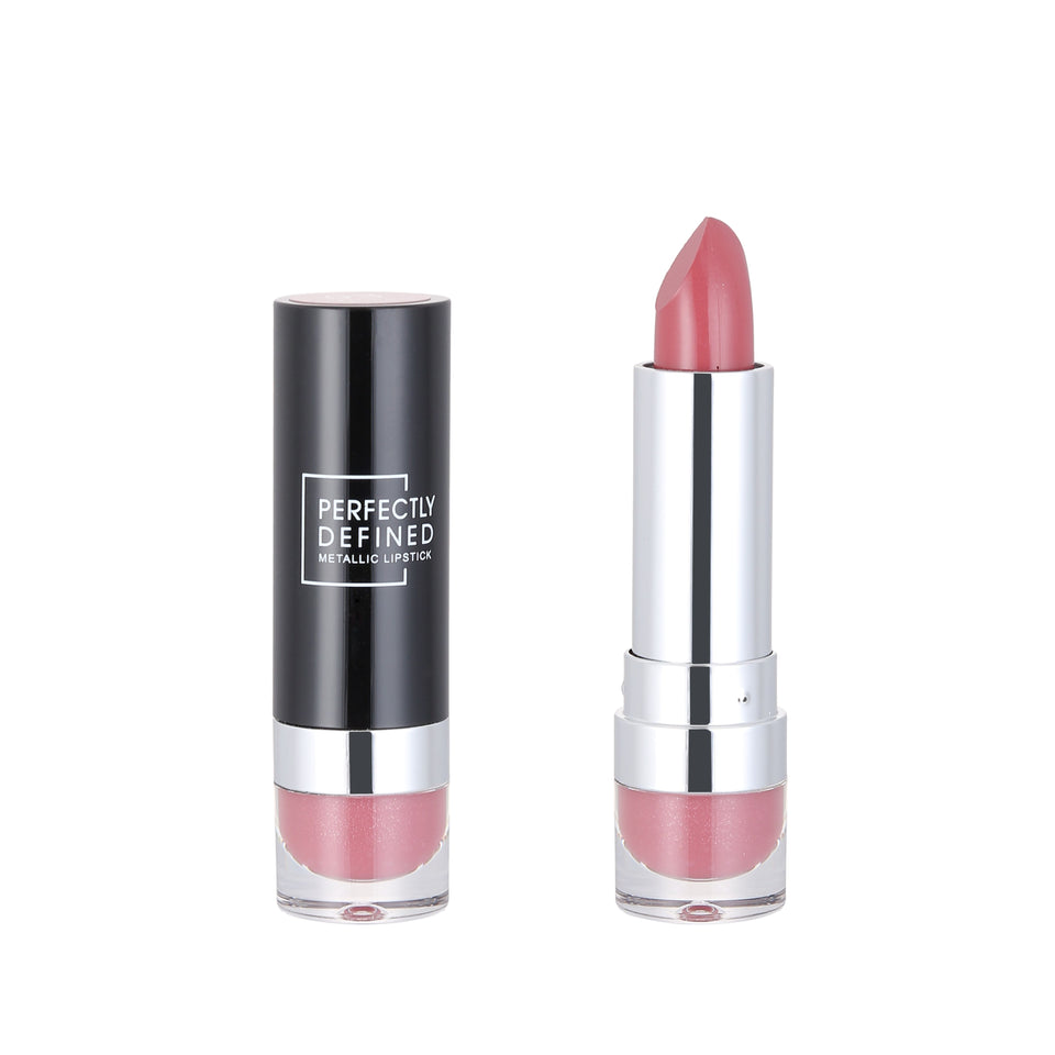 Perfectly Defined Metallic Lipstick(03 Rosa)